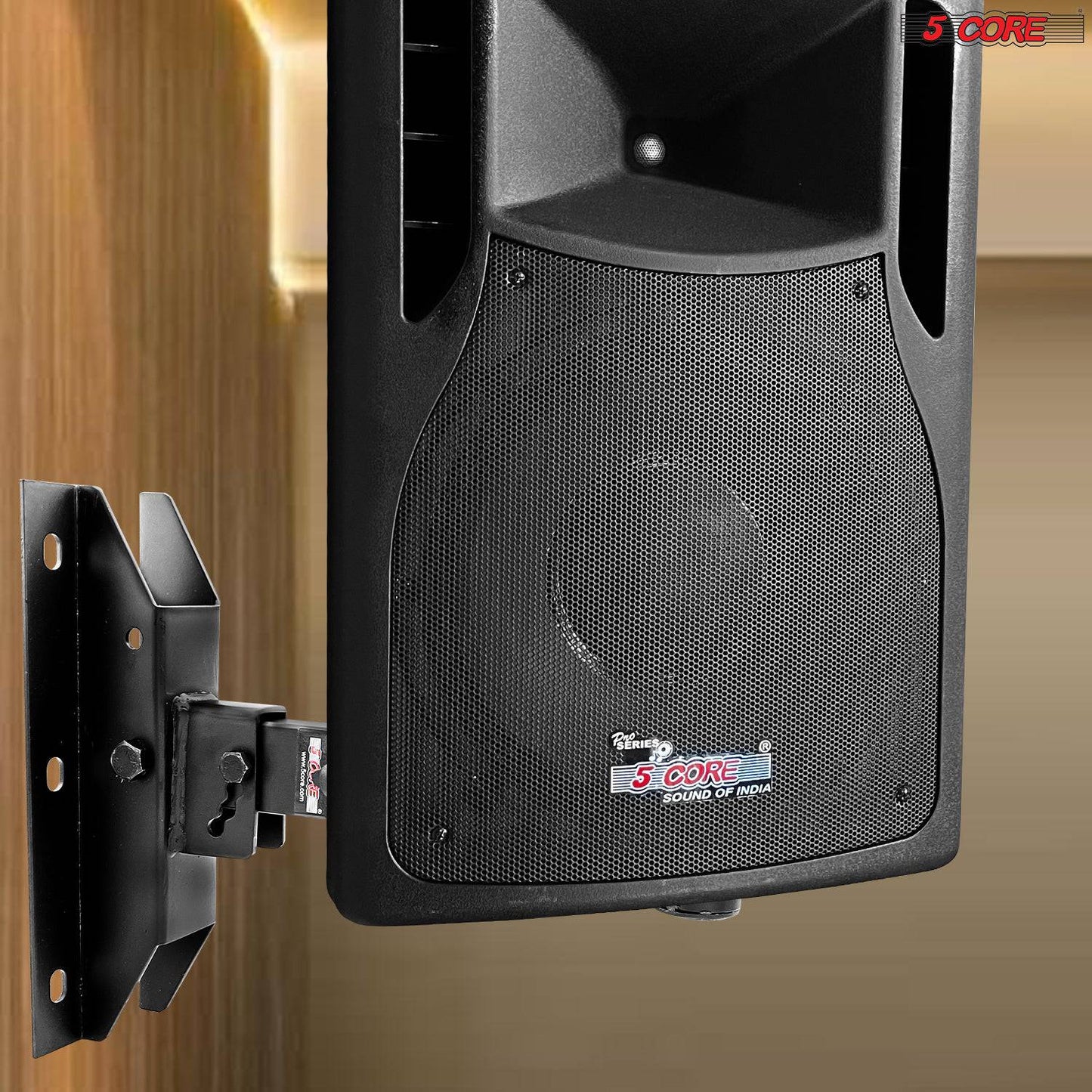 5Core Speaker Wall Mount Stand Bookshelf Shelf Pair Rotatable Angle Adjustable WST 02