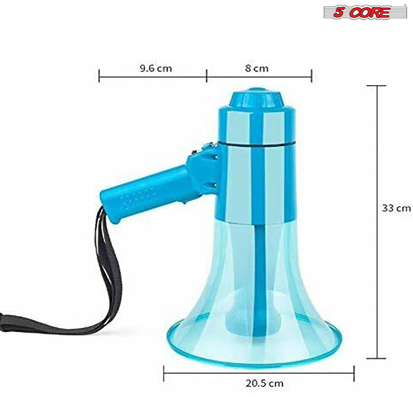 5 Core Cheer Megaphone Bullhorn Loud Speaker HW 18 WP