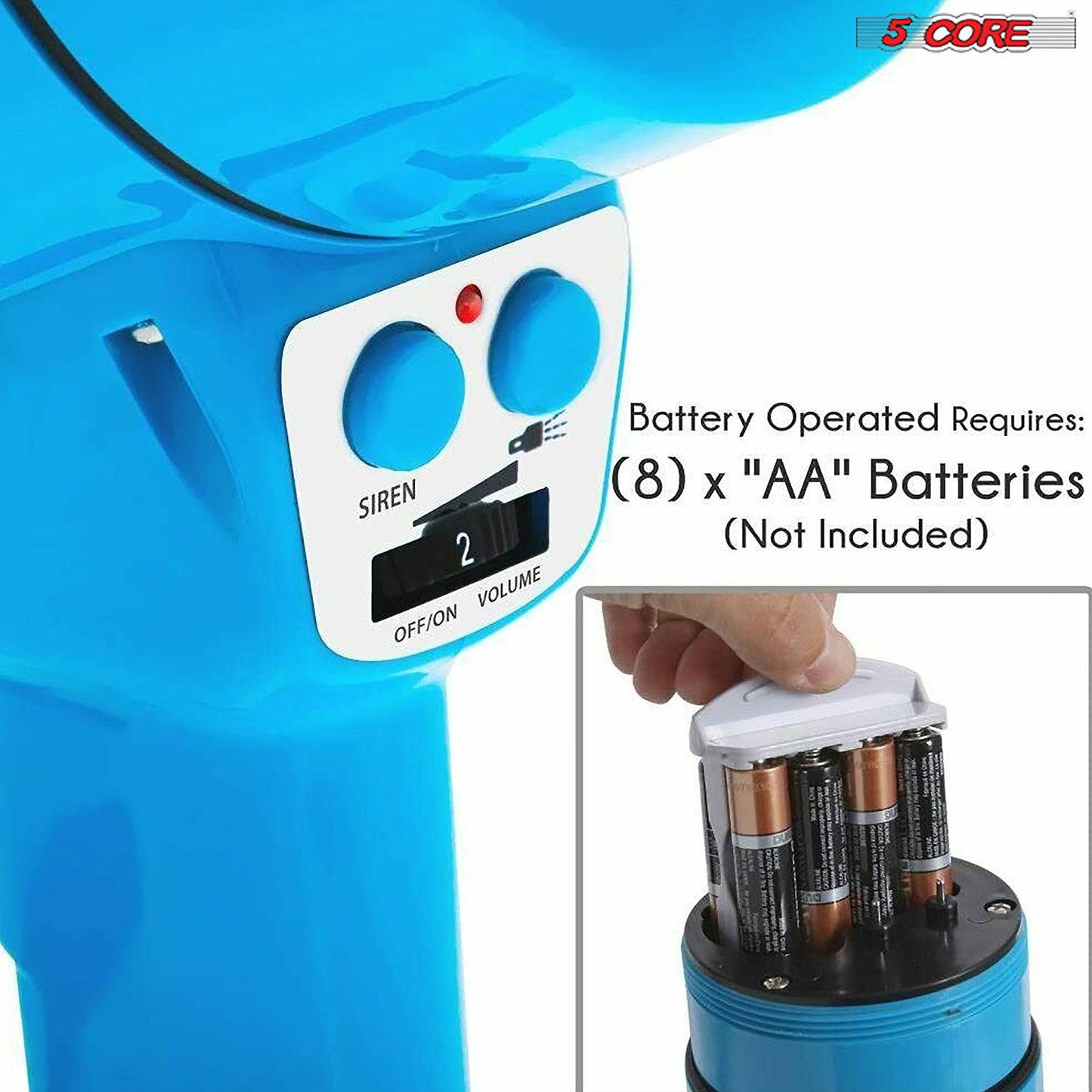 5 Core Cheer Megaphone Bullhorn Loud Speaker HW 18 WP