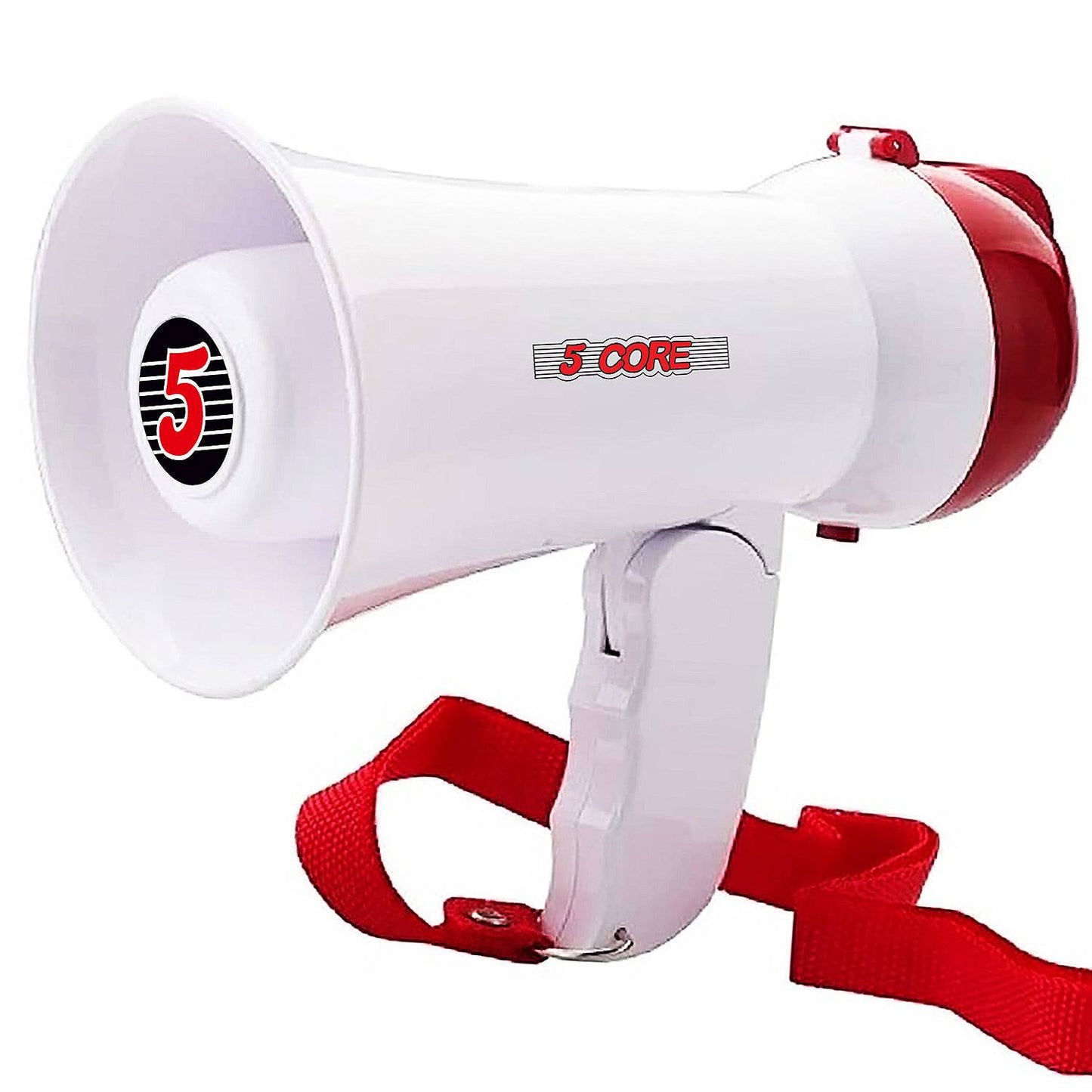 5Core Megaphone Bullhorn Kids & Adults Loud Police SIREN Toy Mic Handheld HW 1