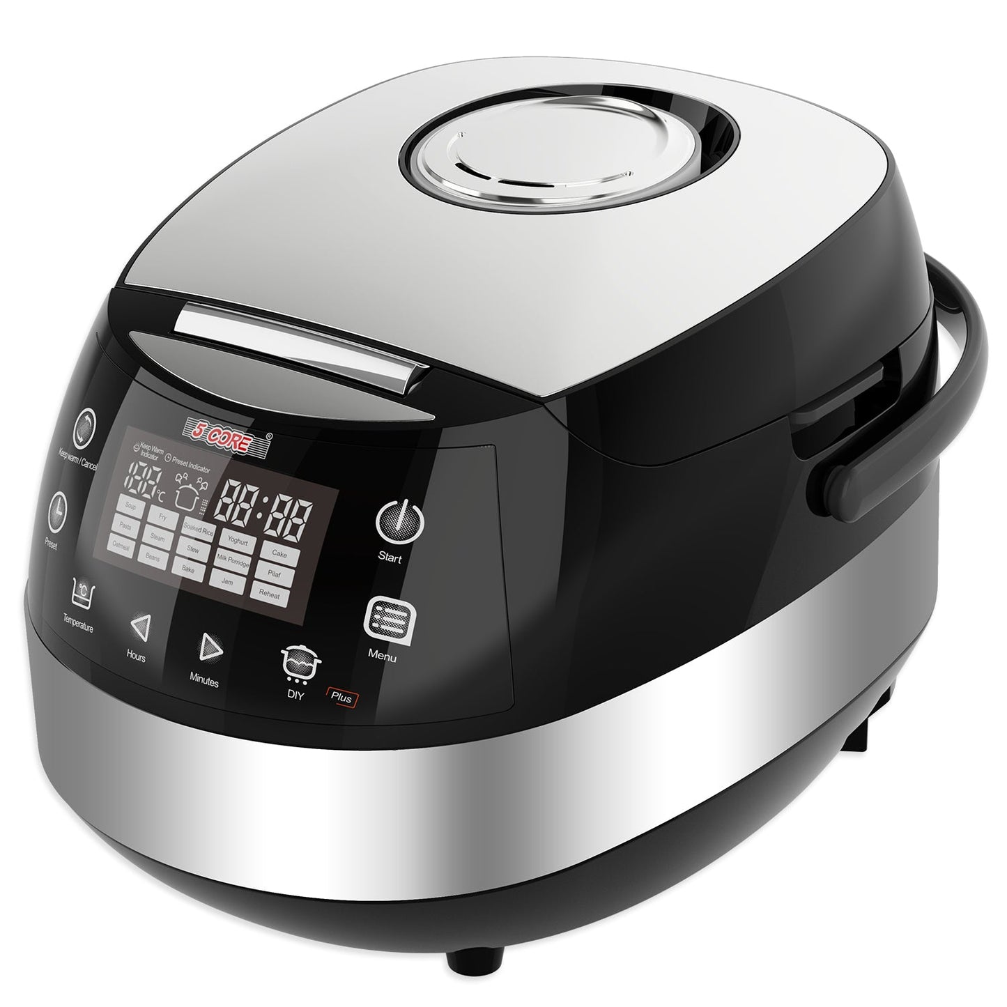5Core Asian Style Electric Rice Cooker Steamer Pot Steamer Digital Touch Screen/Button RC 0501