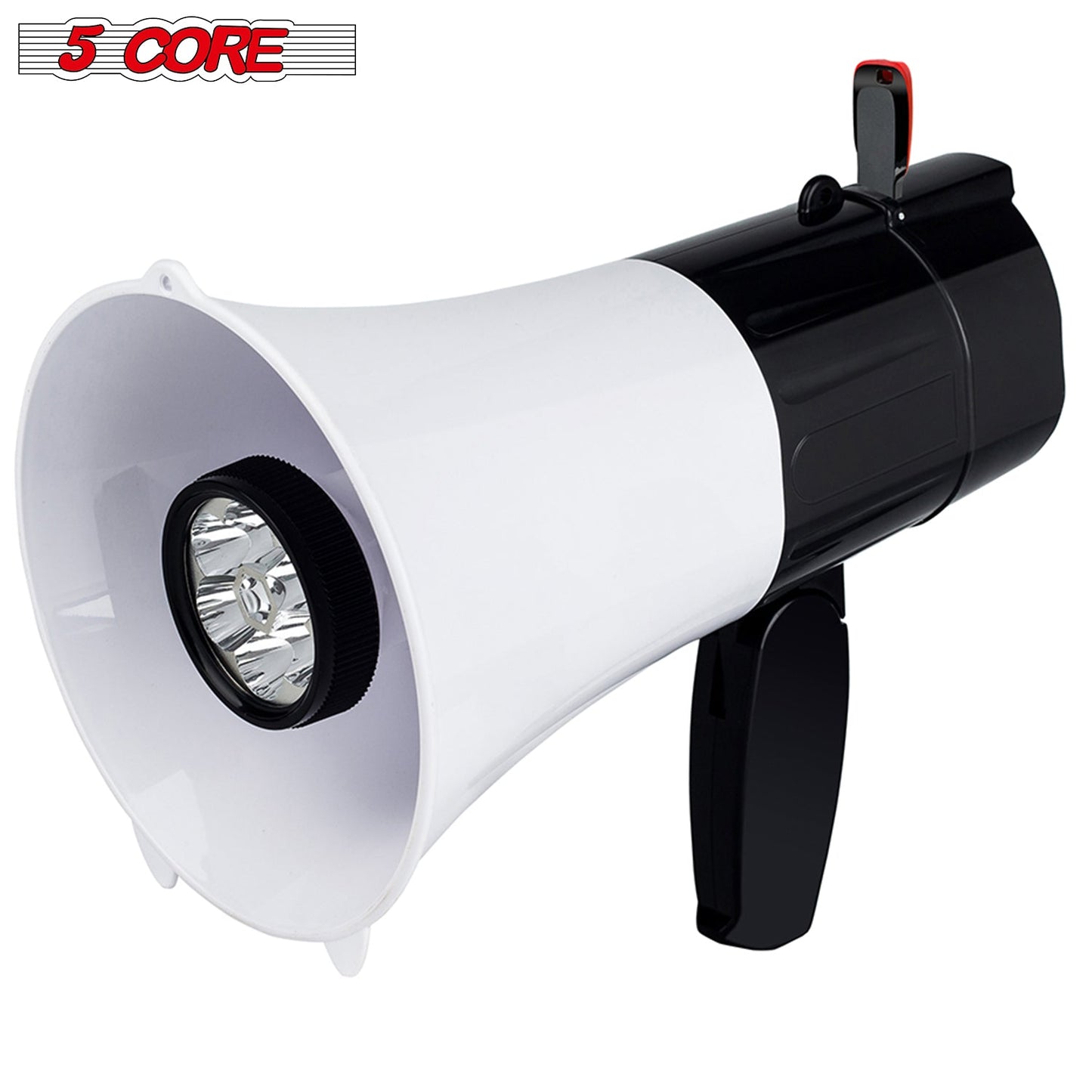 Megaphone Handheld with LED lights Bullhorn Cheer Loudspeaker Bull Horn Speaker 148 LED