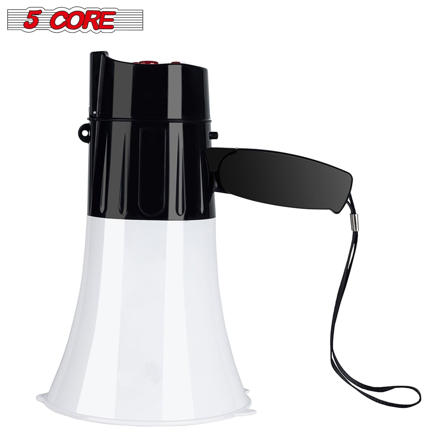 Megaphone Handheld with LED lights Bullhorn Cheer Loudspeaker Bull Horn Speaker 148 LED
