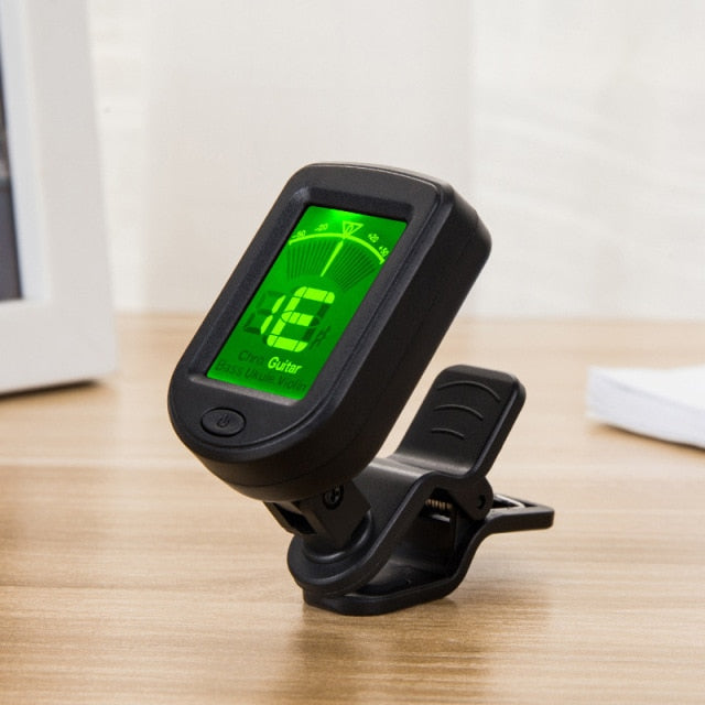 Folk Acoustic Guitar Tuner Violin Ukulele Bass Electronic Tuning Tuner Stringed Musical Instrument Accessories Guitar Bass Tuner