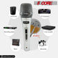 5 Core Microphone Professional Dynamic Karaoke XLR Wired Mic w ON/OFF Switch Pop Filter Cardioid Unidirectional Pickup Micrófono -ND 909 CHROME 2PCS-28