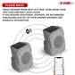 5Core Outdoor Wireless Speakers Bluetooth Rock Waterproof Linkable TWS Garden Speaker GRAY-1