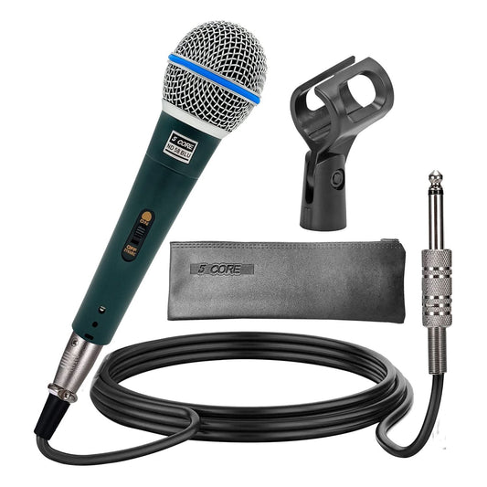 5Core XLR Microphone Dynamic Mic Karaoke Singing Studio Microfono Handheld Mics-0