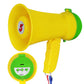 5Core Megaphone Bullhorn Speaker 15W Mini Battery Power Bull horn w Siren 400 Yard Range Yellow-0