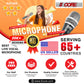 5 Core Microphone Professional Dynamic Karaoke XLR Wired Mic w ON/OFF Switch Pop Filter Cardioid Unidirectional Pickup Handheld Micrófono -ND-7800X 2PCS-17