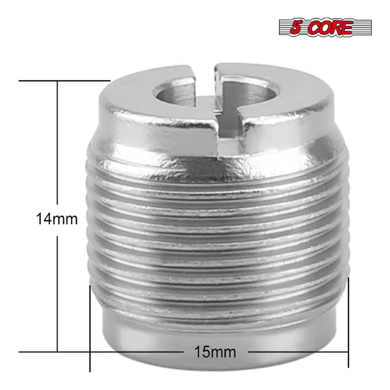 5 Core Mic Stand Adapter 12 Pieces 3/8 Female to 5/8 Male Screw Thread Conversion Connector-1