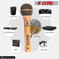 5 Core Microphone Professional Dynamic Karaoke XLR Wired Mic w ON/OFF Switch Pop Filter Cardioid Unidirectional Handheld Micrófono -ND-959 Elantra 2PCS-9
