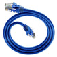 5 Core Ethernet Cable 3 Feet 1 Piece Blue Cat 6 Cord Premium RJ45 Internet Cable Cat6 Compatible w Cat 5 Cat 7 Cat 5e Network Cable Low Latency High Speed Ethernet Cable - ET 3FT BLU 6 Pack-1