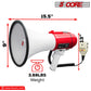 5Core Megaphone Bullhorn Speaker Pro 60W Bull Horn Rechargeable Cheer Megafono-2