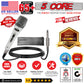 5 Core Microphone Professional Dynamic Karaoke XLR Wired Mic w ON/OFF Switch Pop Filter Cardioid Unidirectional Pickup Micrófono -ND 909 CHROME 2PCS-17