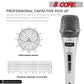 5 Core Microphone Professional Dynamic Karaoke XLR Wired Mic w ON/OFF Switch Pop Filter Cardioid Unidirectional Pickup Micrófono -ND 909 CHROME 2PCS-22