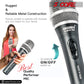 5 Core Microphone Professional Dynamic Karaoke XLR Wired Mic w ON/OFF Switch Pop Filter Cardioid Unidirectional Pickup Handheld Micrófono -ND-7800X 2PCS-10
