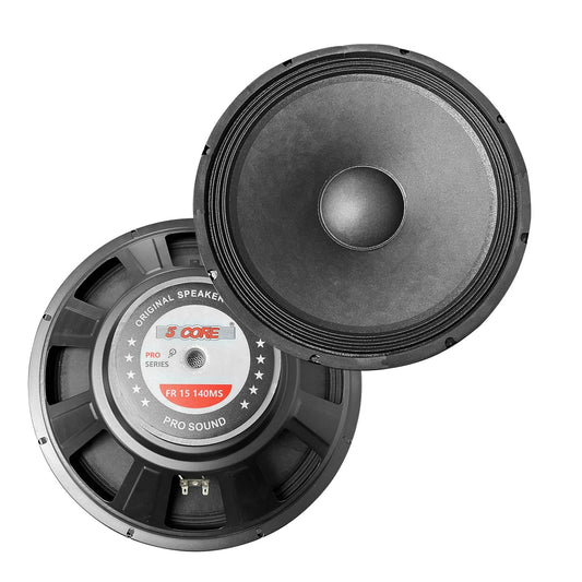 5 Core 15 Inch Subwoofer Speaker 8 Ohm Full Range Replacement DJ Woofer w 60 Oz Magnet-0