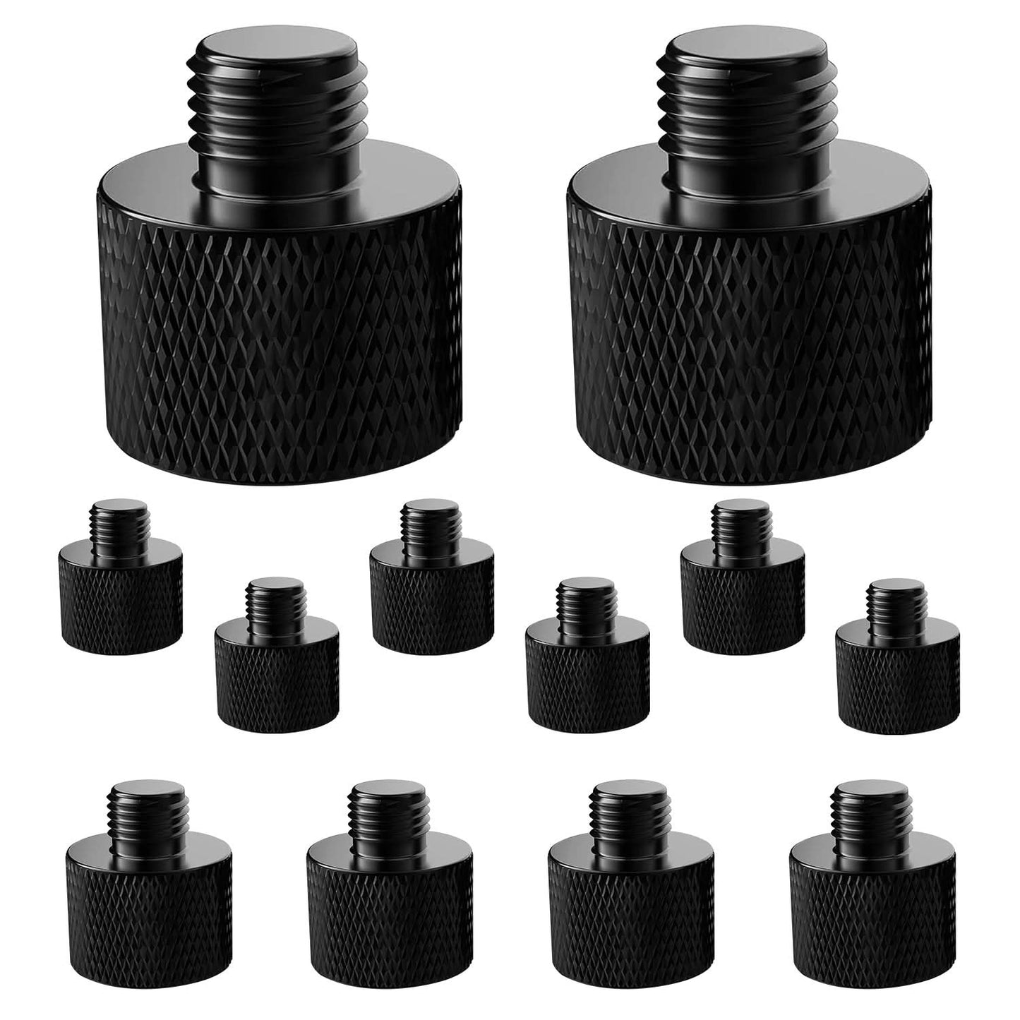 5 Core Mic Stand Adapter 12 Pieces 5/8 Female to 3/8 Male Screw Thread Conversion Connector-0