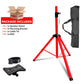 5Core Speaker Stand Tripod Tall Adjustable 72 Inch DJ Pole Mount Studio Monitor Stands RED-2