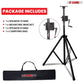 5 Core Speaker Stand Tripod Tall Crank Up Height Adjustable Heavy Duty Floor Stands 35mm PA Pole Mount-4