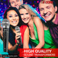 5 Core Microphone 2 Pieces Black Professional Karaoke Dynamic XLR Wired Mic w ON/OFF Switch Integrated Pop Filter Cardioid Unidirectional Pickup Handheld Micrófono for Singing DJ Speeches Includes Cable Mic Holder -PM 100 2PCS-11