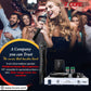 5Core VHF Dual Channel DIGITAL PRO Wireless Microphone System with Receiver WM 301 1M1C