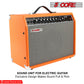 5 Core 40W Guitar Amplifier Orange - Clean and Distortion Channel - Electric Amp with Equalization and AUX Line Input - for Recording Studio, Practice Room, Small Courtyard- GA 40 ORG-11