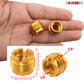 5Core 5/8" Male to 3/8" Female Screw Clip Adapter Microphone Holder Aluminum, Gold MS ADP M GLD 2PCS