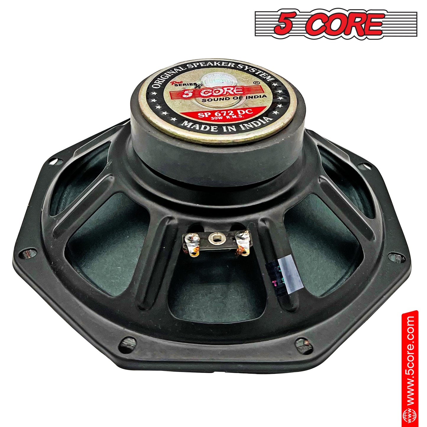 5 Core 6 Inch Subwoofer Car Audio Sub Woofer Replacement PA DJ Speaker w Dual Cone-2