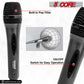 4 Pieces Microphone Pro Microfono Dynamic Mic XLR Audio Cardiod Vocal Karaoke 5Core - PM 286 4PCS-4