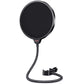 5Core New Double Layer Studio Microphone Wind Screen Mask Gooseneck Shield Pop Filter