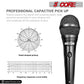 5 Core Microphone Professional Dynamic Black Karaoke XLR Wired Mic w ON/OFF Switch Pop Filter Cardioid Unidirectional Pickup Handheld Micrófono -ND-58 2PCS-11
