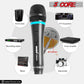 5 Core Microphone Professional Dynamic Karaoke XLR Wired Mic w ON/OFF Switch Pop Filter Cardioid Unidirectional Pickup Handheld Micrófono -ND-26X 2PCS-10