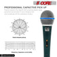 5 Core Microphone Professional Dynamic Karaoke XLR Wired Mic w ON/OFF Switch Pop Filter Cardioid Unidirectional Pickup Handheld Micrófono -ND 58 BLU 2PCS-10