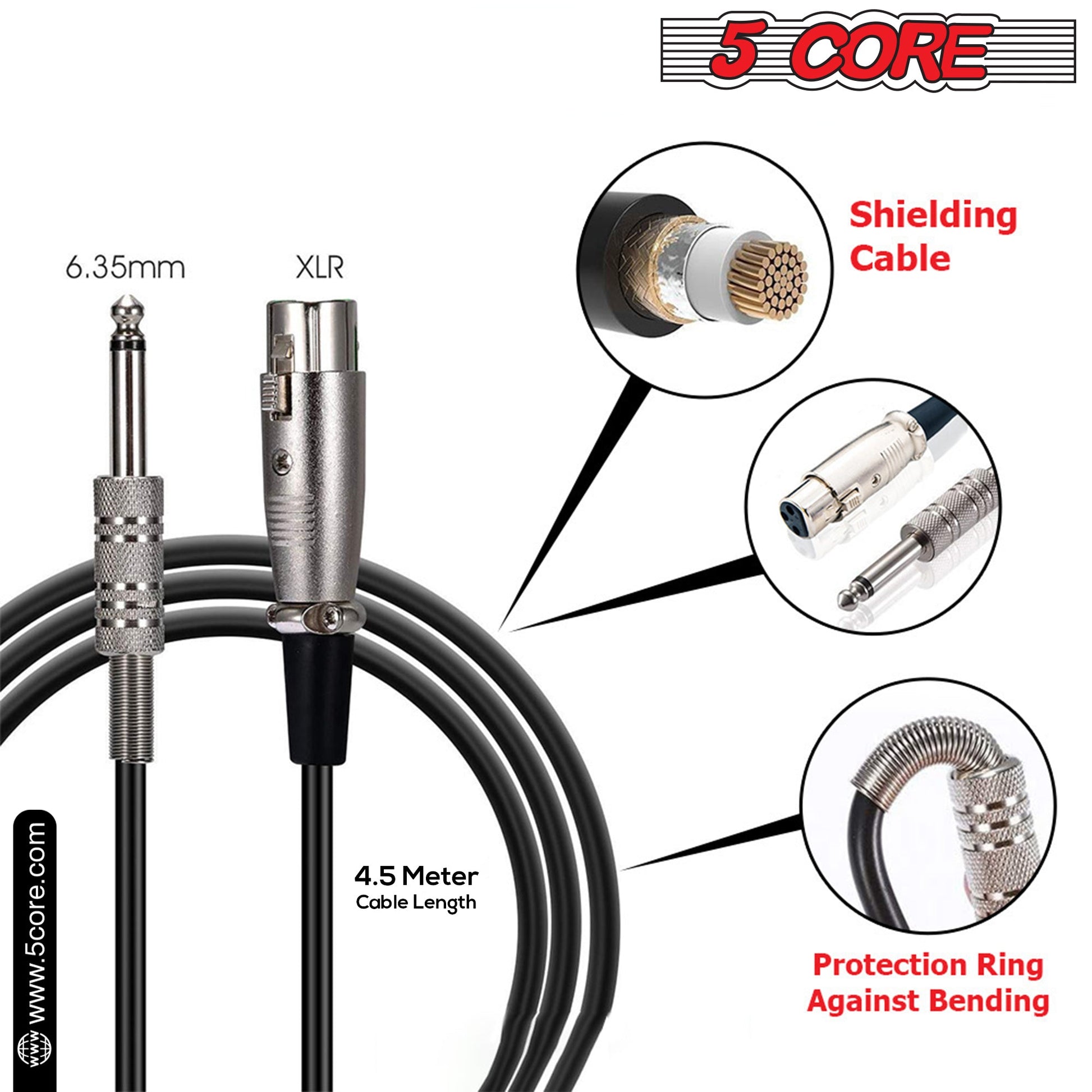 5 Core Microphone 2 Pieces Green Karaoke XLR Wired Professional Studio Mic w ON/OFF Switch Integrated Pop Filter Dynamic Cardioid Unidirectional Handheld Micrófono for Singing DJ Speeches Includes Cable Mic Holder Bag - BETA 2PCS-11