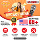 5 Core Microphone 3 Pieces Black Professional Karaoke Dynamic XLR Wired Mic w ON/OFF Switch Integrated Pop Filter Cardioid Unidirectional Pickup Handheld Micrófono for Singing DJ Speeches Includes Cable Mic Holder -PM 100 3PCS-15