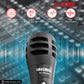 5 Core Microphone 3 Piece Professional Black Dynamic Karaoke XLR Wired Mic w ON/OFF Switch Integrated Pop Filter Cardioid Unidirectional Pickup Handheld Micrófono for Singing DJ Podcast Speeches Includes Cable Mic Holder Bag - PM-883 3PCS-4