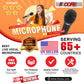 5 CORE 2 pieces Premium Vocal Dynamic Cardioid Handheld Microphone Unidirectional Mic with Detachable XLR Cable to inch Audio Jack and On/Off Switch for Karaoke Singing - PM 101 BLK 2PCS-10