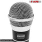 5 Core Microphone 3 Pieces Black Professional Karaoke Dynamic XLR Wired Mic w ON/OFF Switch Integrated Pop Filter Cardioid Unidirectional Pickup Handheld Micrófono for Singing DJ Speeches Includes Cable Mic Holder -PM 100 3PCS-2