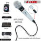 5 Core Microphone 4 Pcs Karaoke XLR Wired Mic Professional Studio Microfonos w ON/OFF Switch Integrated Pop Filter Dynamic Moving Coil Cardioid Unidirectional Pickup Handheld Micrófono for Singing DJ Podcast Speeches Includes Cable - PM 305 4PCS-10