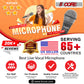 5 Core Microphone 2 Pieces Dynamic Professional Black Karaoke XLR Wired Mic w ON/OFF Switch Integrated Pop Filter Cardioid Unidirectional Pickup Handheld Micrófono for Singing DJ Podcast Speeches Includes Cable Mic Holder - PM 600 2PCS-19