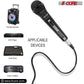 5 Core Microphone 4 Pieces Professional Black Dynamic Karaoke XLR Wired Mic w ON/OFF Switch Integrated Pop Filter Cardioid Unidirectional Pickup Handheld Micrófono for Singing DJ Podcast Speeches Includes Cable Mic Holder - PM 757 4PCS-9