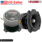 4x 6.5" Midrange Speaker Car Audio Speaker Red Bullet 4x Aluminum Tweeter 5200 W-7
