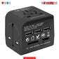 5Core Multi Plug Outlet Extender Power Travel Adapter Wall Plug 3/4 USB Cube Charger UTA 3USB BLK