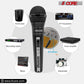 5 Core Microphone 4 Pieces Professional Black Dynamic Karaoke XLR Wired Mic w ON/OFF Switch Integrated Pop Filter Cardioid Unidirectional Pickup Handheld Micrófono for Singing DJ Podcast Speeches Includes Cable Mic Holder - PM 757 4PCS-10
