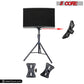 5 Core PA Speaker Stand Universal for Large Speakers Black 4FT Tripod Speaker Stand Height Adjustable from 68 to 128 CM onstage heavy duty Supports 130 lbs- SS HD 1PK 4FT-1