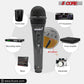 5 Core Microphone 4 Pieces Professional Black Dynamic Karaoke XLR Wired Mic w ON/OFF Switch Integrated Pop Filter Cardioid Unidirectional Pickup Handheld Micrófono for Singing DJ Podcast Speeches Includes Cable Mic Holder - PM 816 4PCS-10