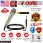 5 CORE Premium Vocal Dynamic Cardioid Handheld Microphone Neodymium Magnet Unidirectional Mic, 16ft Detachable XLR Deluxe Cable to ¼ Audio Jack, On/Off Switch for Karaoke Singing PM 301-9