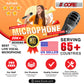 5 Core Microphone 4 Piece Professional Black Dynamic Karaoke XLR Wired Mic w ON/OFF Switch Integrated Pop Filter Cardioid Unidirectional Pickup Handheld Micrófono for Singing DJ Podcast Speeches Includes Cable Mic Holder Bag - PM-883 4PCS-12