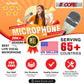 5 Core Microphone 2 Pcs White Karaoke XLR Wired Mic Professional Studio Microfonos w ON/OFF Switch Integrated Pop Filter Dynamic Moving Coil Cardioid Unidirectional Pickup Handheld Micrófono for Singing DJ Podcast Speeches Includes Cable - PM 28-16